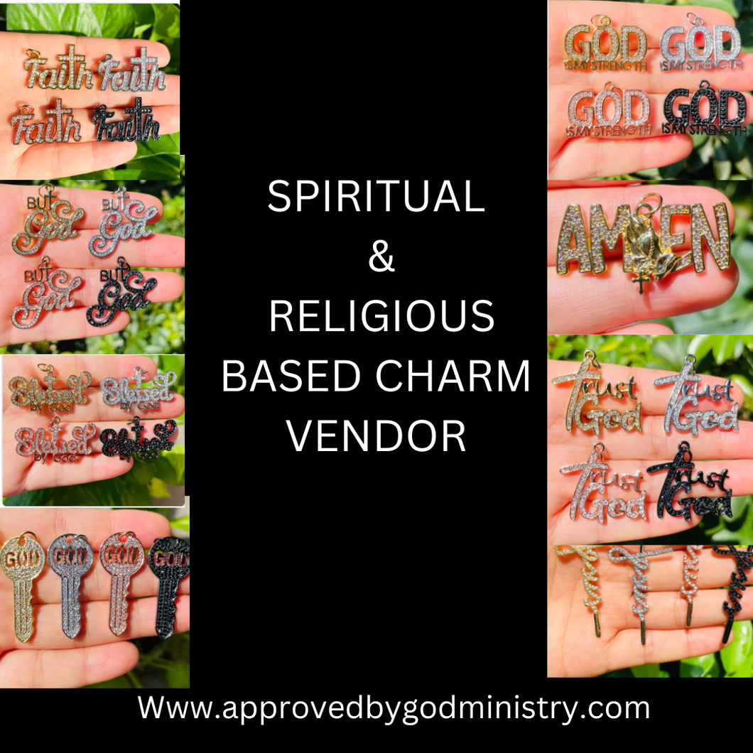 Spiritual and Religious Charm Vendor list (1 vendor included) you will be emailed