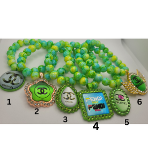 1pc Green bracelet