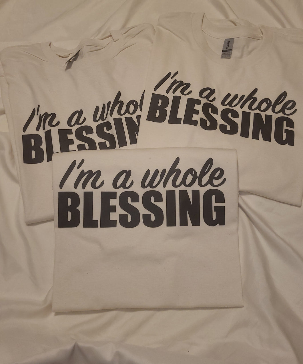 I'm a whole blessing t-shirt