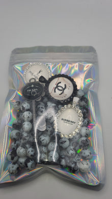 Charm and bead bag