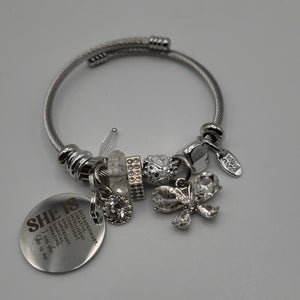 Silver Adjustable bangle