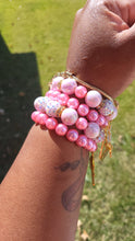 Load image into Gallery viewer, Lord Bless My Body (Breast Cancer Bracelet) 3pc 🎀