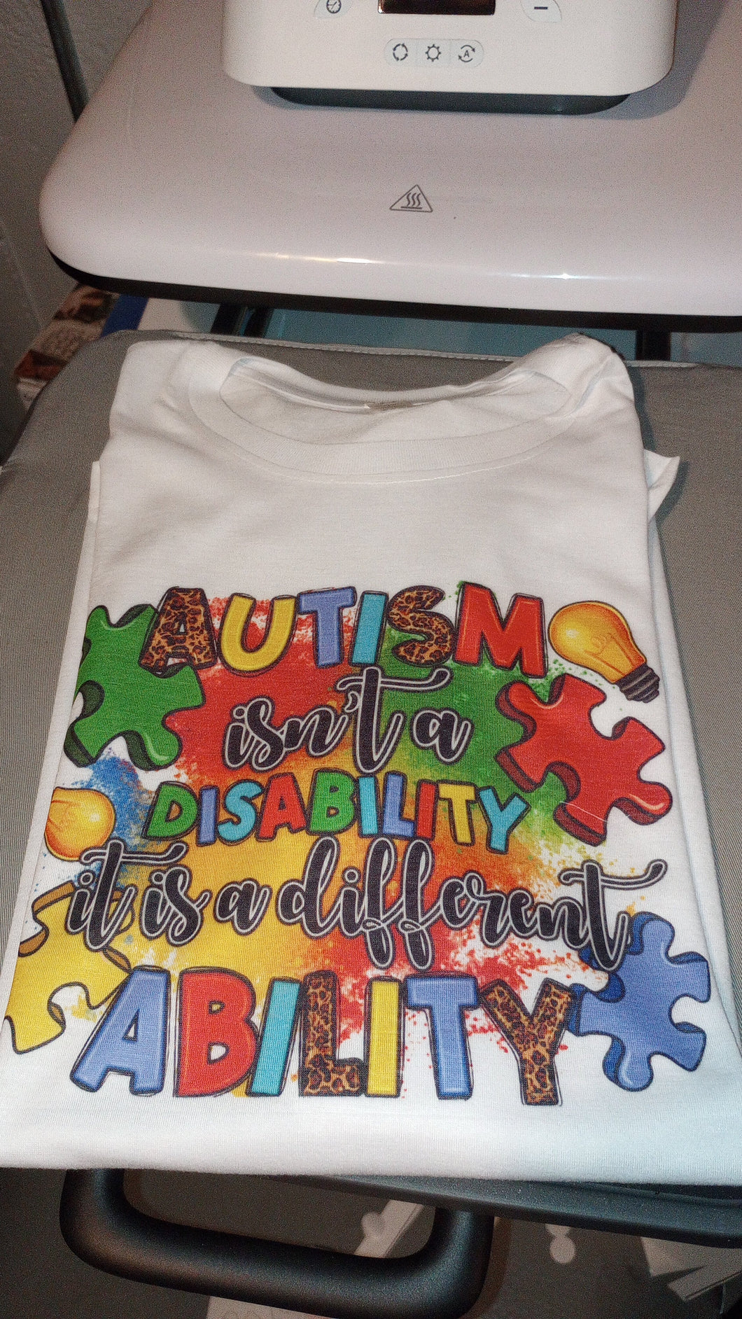 Autism Shirt (Different Ability) shirt sleeve