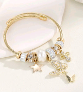 Gold Adjustable bangle