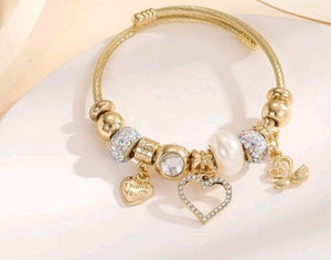 Gold Adjustable bangle