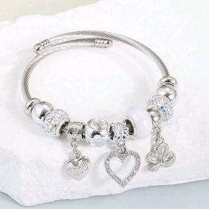 Silver Adjustable bangle