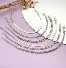 Load image into Gallery viewer, Silver 6pc Bracelets Set