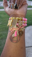 Load image into Gallery viewer, God is good (Breast Cancer Bracelet) 3pc Set