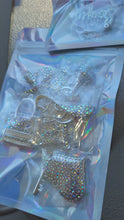 Load image into Gallery viewer, 10pc Luxury Non-Designer Silver charm Bling Mix bag