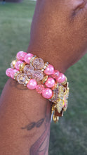 Load image into Gallery viewer, God is good (Breast Cancer Bracelet) 3pc Set