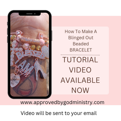 (Part 2) How to make a Blinged Out Beaded Bracelet Video Tutorial