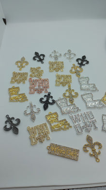 Who Dat Charms 5pc