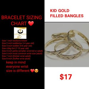 Infant and Toddler Bracelets/ kids bracelets/ kid bracelet/ kids bangles